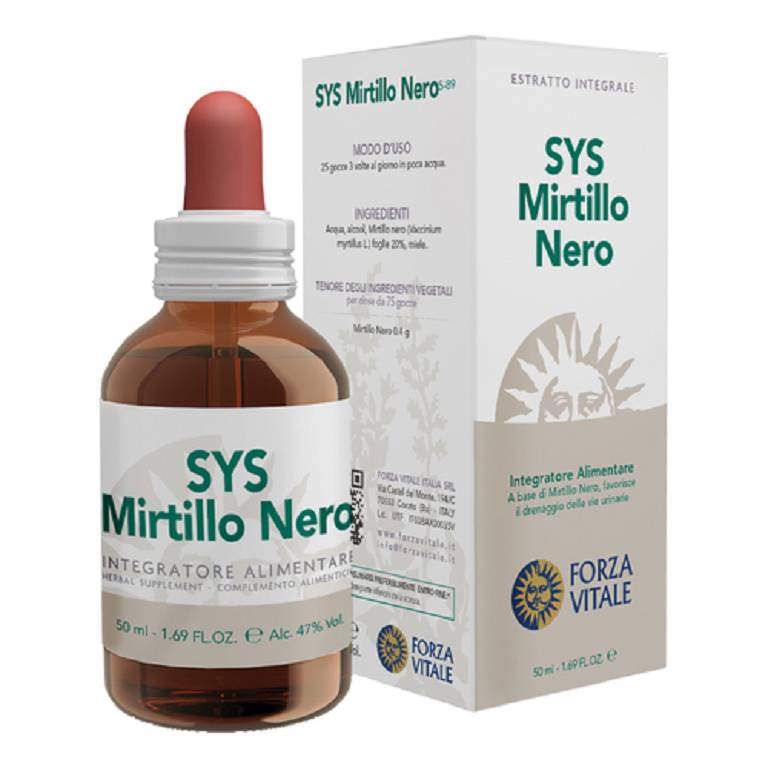 SYS MIRTILLO NERO GOCCE 50ML